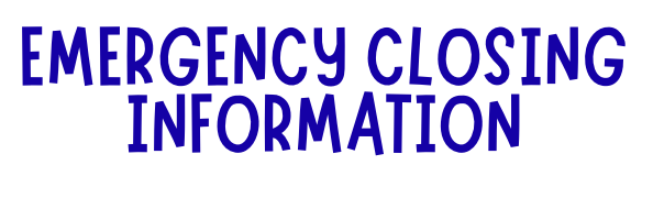 emergency closing information